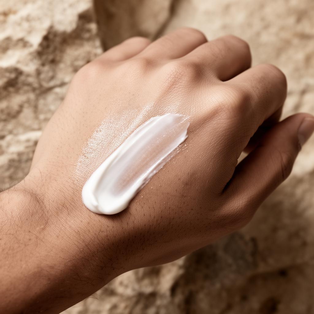 Base Layer face moisturizer fully absorbed into skin with no greasy residue or film